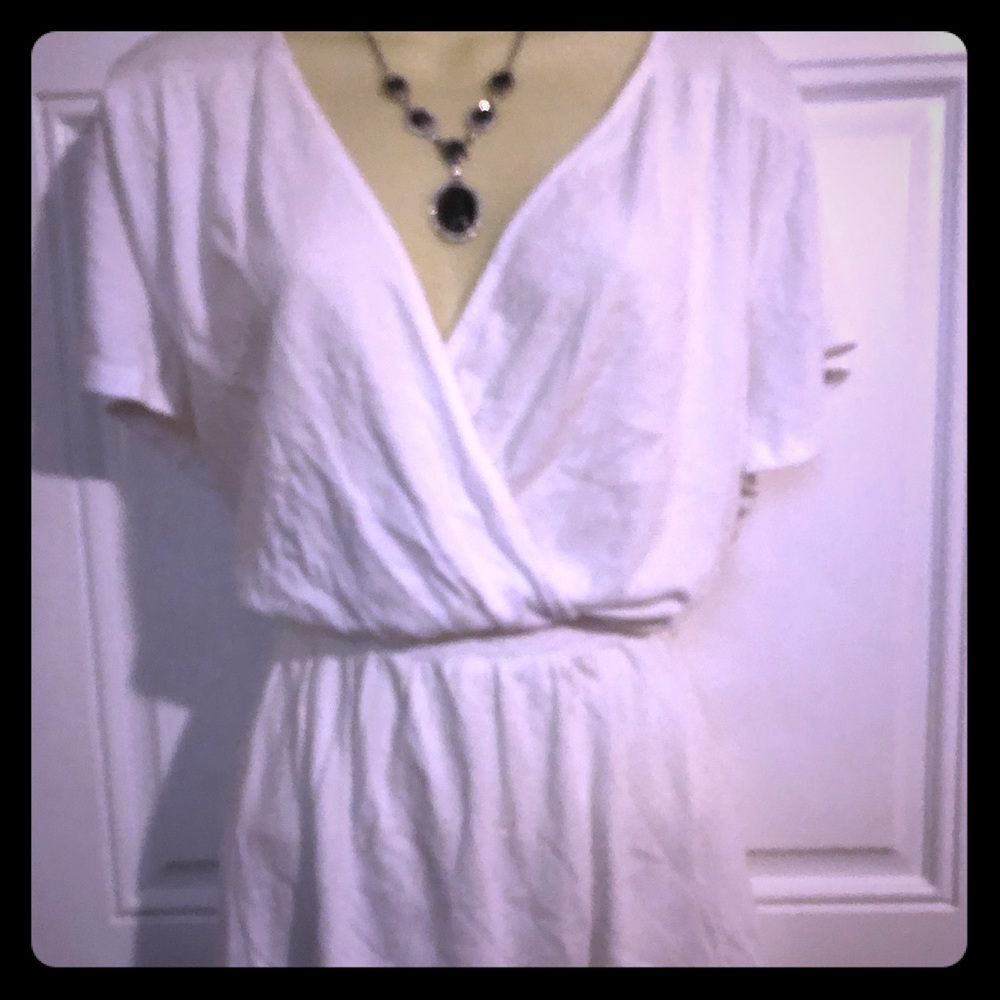 3XW Old Navy soft white Cotten top